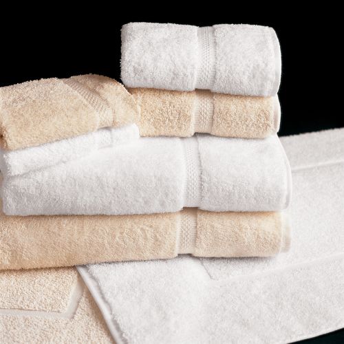 Brentwood Hand Towel, Cotton Dobby Border, 16x30, 4.25 lbs/dz, White